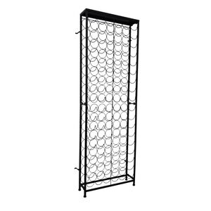 vidaXL Stalak za Vino za 108 Boca Metalni