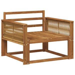 vidaXL Srednja sofa za van Prirodna