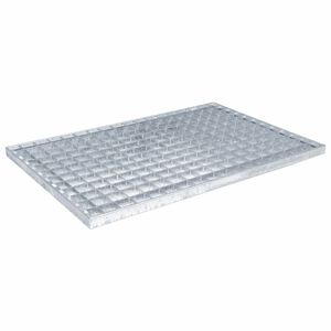 vidaXL Re&scaron;etka Srebrno 60 x 40 x 2 cm Vruće pocinčani čelik