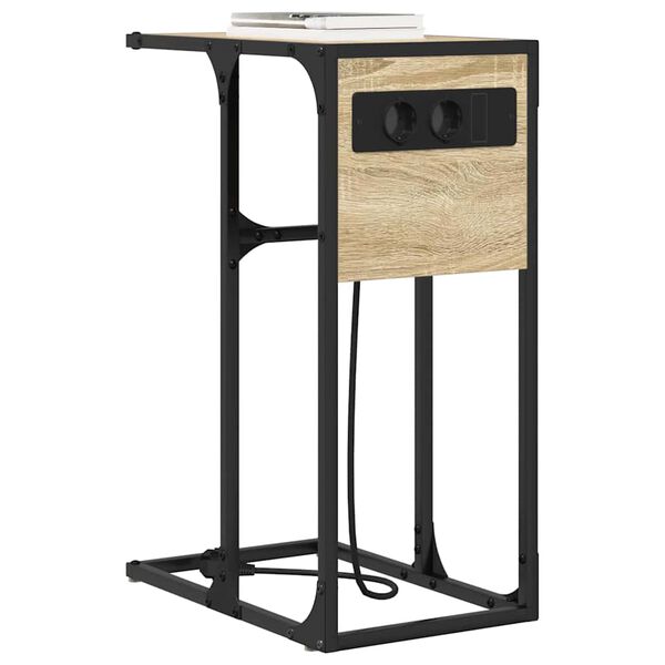 vidaXL Noćni ormar Sonoma hrast 41,5 x 26 x 60,5 cm Konstruirano drvo