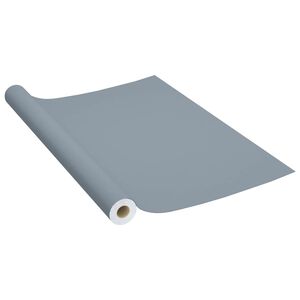 vidaXL Samoljepljiva folija za namje&scaron;taj siva 500 x 90 cm PVC