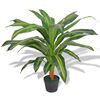 vidaXL Umjetna biljka Dracena s posudom 90 cm Zelena