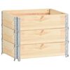 vidaXL Povi&scaron;ene gredice 3 kom 60 x 80 cm od masivne borovine