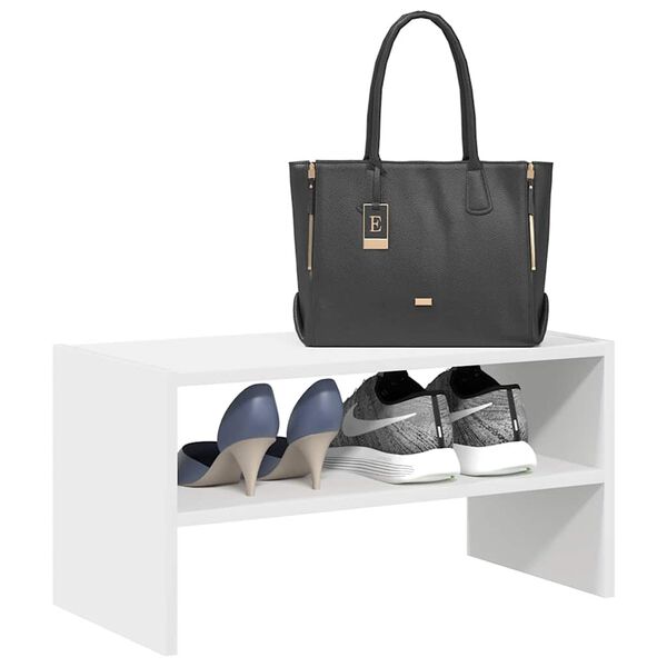 vidaXL Stalak za cipele koji se može složiti bijeli 60x30x30,5 cm