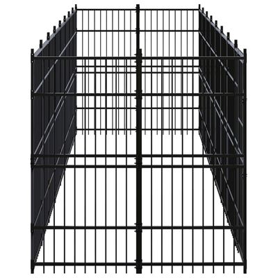 vidaXL Vanjski kavez za pse čelični 16,59 m²