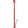 vidaXL Acrow potpora Crvena 280 x 12 x 12 cm