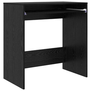 vidaXL Stol Crni hrast Konstruirano drvo 77.5 x 43 x 79 cm
