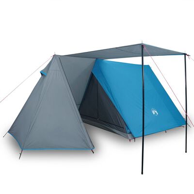 vidaXL Šator za kampiranje za 3 osobe plavi vodootporni