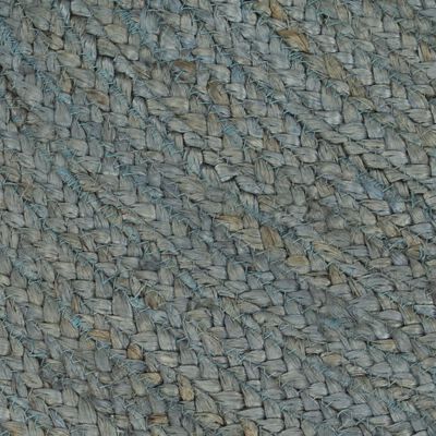 vidaXL Ručno rađeni tepih od jute okrugli 120 cm maslinastozeleni