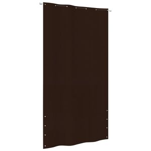 vidaXL Balkonski zastor smeđi 140 x 240 cm od tkanine Oxford