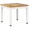 vidaXL Stolić za kavu Bijela 40 x 40,5 x 36 cm Čvrsto drvo akacije