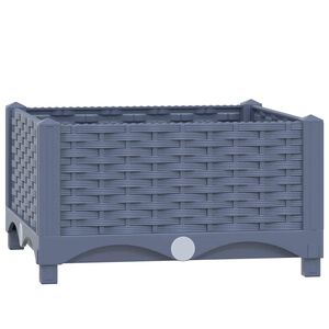 vidaXL Povi&scaron;ena gredica 40 x 40 x 23 cm od polipropilena