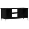 vidaXL TV ormar 102 x 35 x 45 cm Crni hrast Konstruirano drvo