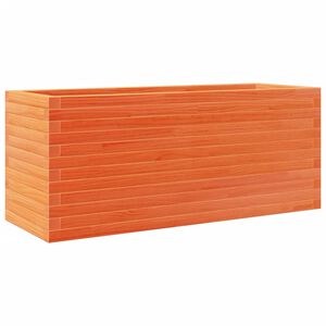 vidaXL Vrtna sadilica vo&scaron;tano smeđa 110x40x45,5 cm masivna borovina