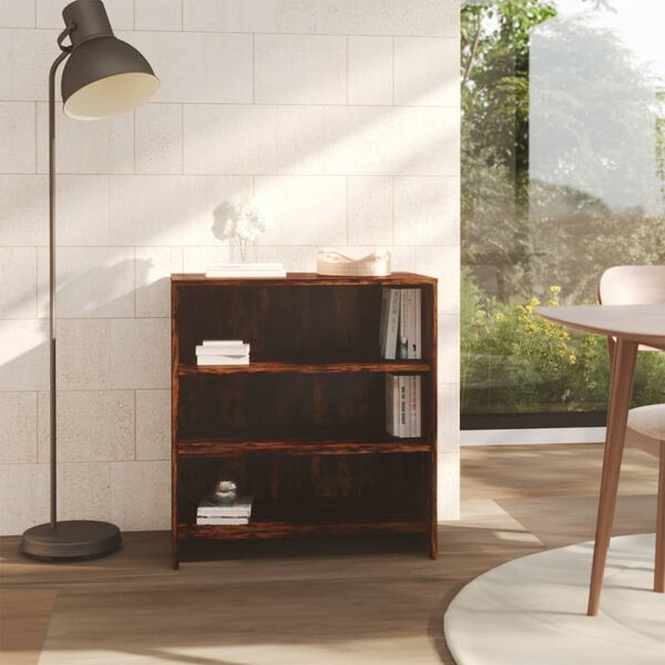 vidaXL Komoda dimljena boja hrasta 70 x 40,5 x 75 cm konstruirano drvo