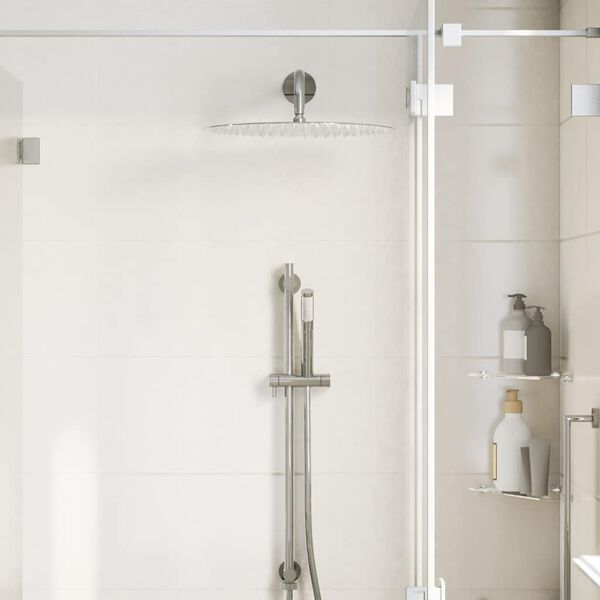 vidaXL Glava za tuš od nehrđajućeg čelika 304 40 cm okrugla