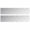 vidaXL Stepenica 2 kom. 90 x 20 cm Srebrno Aluminij Pravokutni