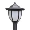 Lanac ograda sa 2 LED solarne lampe i 2 stupa