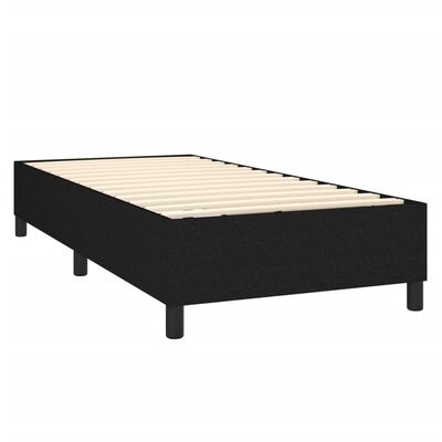 vidaXL Okvir za krevet crni 90x200 cm od tkanine
