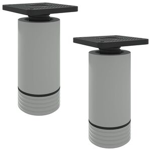 vidaXL Noge namje&scaron;taja Podesiva Bijelo PP