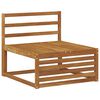 vidaXL Set vanjskih sofa 4 pcs Prirodna Čvrsto drvo akacije