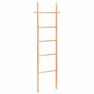 vidaXL Ljestve za ručnike 170 cm od masivnog drva oraha