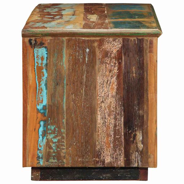 vidaXL Ormar za cipele Smeđa 110 x 35 x 40 cm Čvrsto drvo iz reciklaže