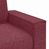 vidaXL Sofa 3 pcs Vinska crvena 220 x 80 x 84 cm Platnasta tkanina