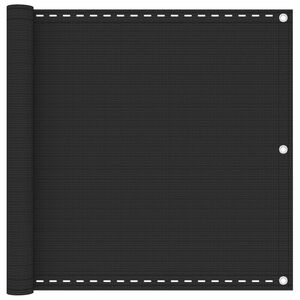 vidaXL Balkonski zastor antracit 90 x 300 cm HDPE