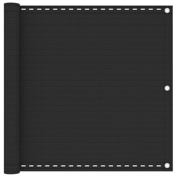 vidaXL Balkonski zastor antracit 90 x 300 cm HDPE