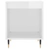 vidaXL Noćni ormarići 2 kom sjajni bijeli 40x35x50cm konstruirano drvo