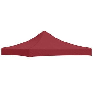 vidaXL Krov za &scaron;ator za zabave 3 x 3 m bordo 270 g/m&sup2;