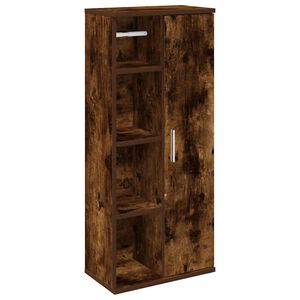 vidaXL Kupaonski ormarić s držačem za role boja hrasta 39x22x90 cm