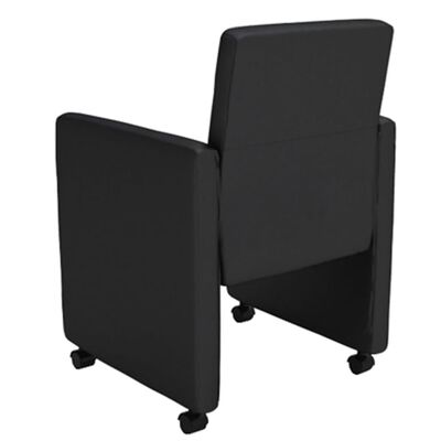 vidaXL Okretne stolice 6 kom crne od umjetne kože