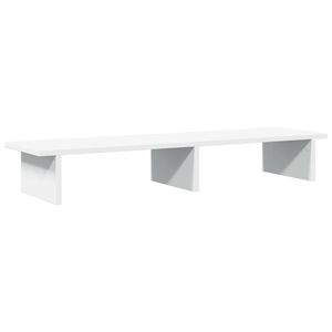 vidaXL Stalak za monitor bijeli 100 x 27 x 15 cm od konstruiranog drva