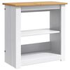 vidaXL Stalak za akvarij PANAMA Bijela i smeđa 60 x 30 x 60 cm 150 kg