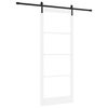 vidaXL Klizna vrata ORKDAL Bijelo 93 x 232 cm