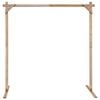 vidaXL Vjenčani luk Svijetlosmeđa 225 x 95 x 226 cm Masivna borovina