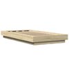 vidaXL Okvir za krevet boja hrasta 100x200 cm od konstruiranog drva