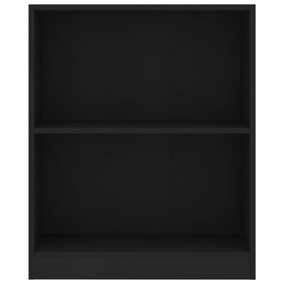 vidaXL Polica za knjige crna 60 x 24 x 76 cm od konstruiranog drva