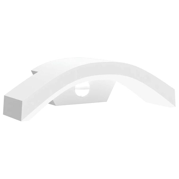 vidaXL Vanjska LED zidne svjetiljke sa senzorom bijele aluminij