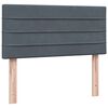vidaXL Box Spring krevet s madracem tamno sivi 80x210 cm bar&scaron;un