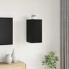 vidaXL TV Kabinet za Zid Zidne Crni hrast 30,5 x 30 x 60 cm