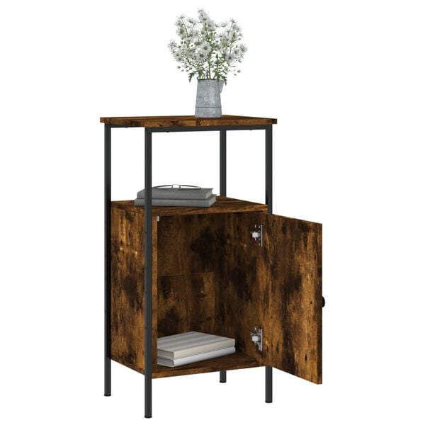 vidaXL Noćni ormarići 2 kom boja hrasta 41x31x80 cm konstruirano drvo