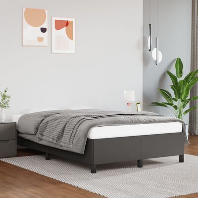 vidaXL Okvir kreveta sivi 120 x 190 cm od umjetne kože