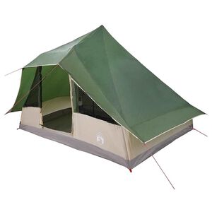 vidaXL Tipi &scaron;ator 10-osobni Zelena taft