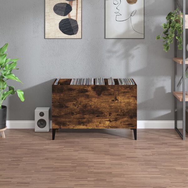 vidaXL Ormarić za ploče boja hrasta 74,5x38x48 cm konstruirano drvo