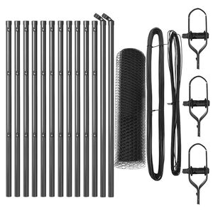 vidaXL Stup za ogradu Siva