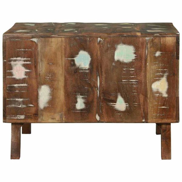 vidaXL Kava Stol &Scaron;areni 50 x 50 x 35 cm Čvrsto drvo iz reciklaže