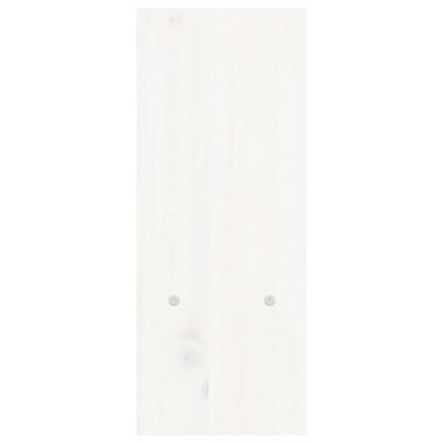 vidaXL Stalak za monitor bijeli (39-72) x 17 x 43 cm masivna borovina